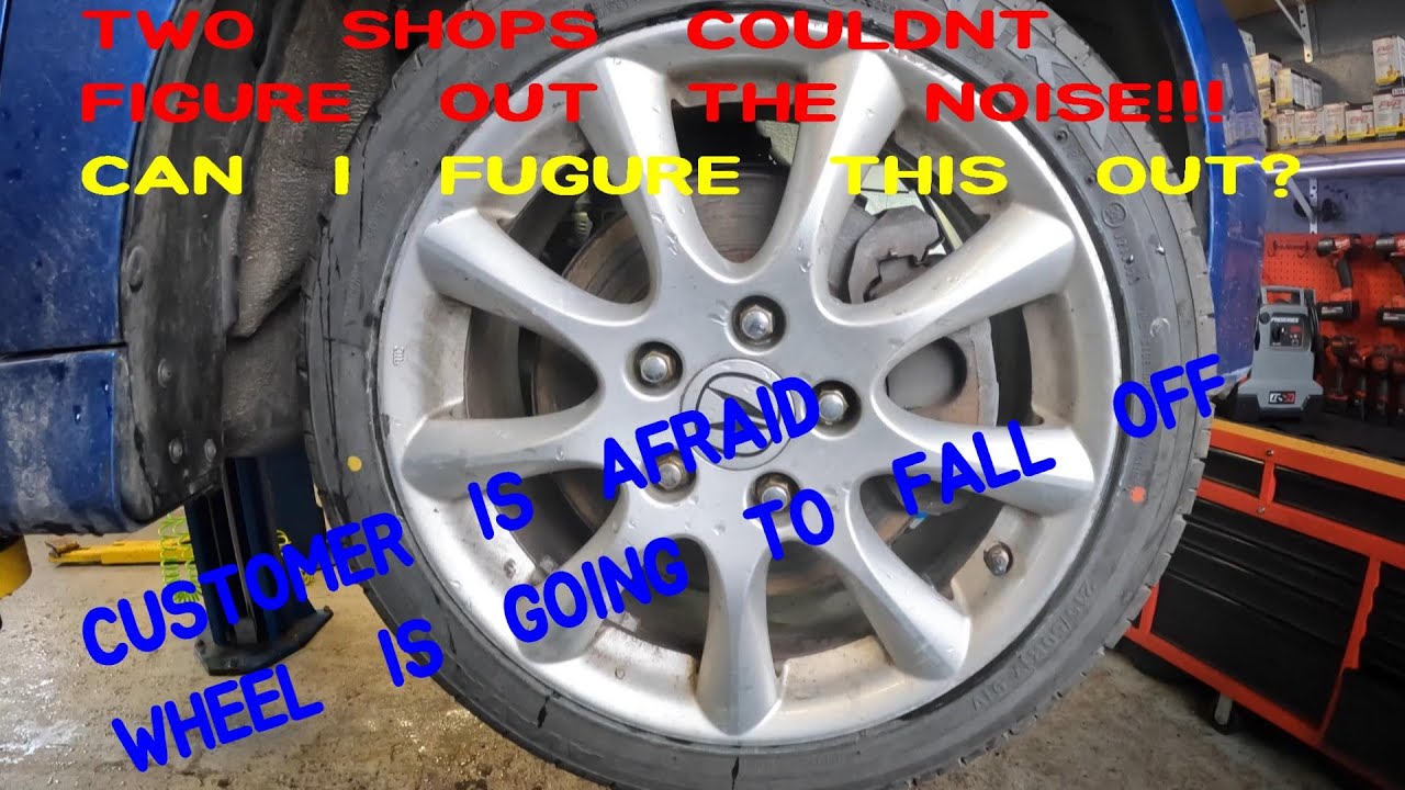 MYSTERY NOISE AND TORN CONTROL ARM BUSHING!!! ACURA TSX