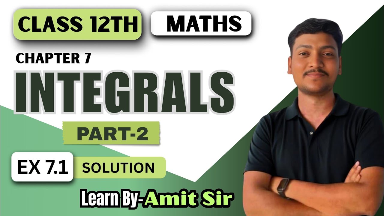 Class 12 math NCERT || Chapter 7 Integrals || Ex 7.1 Introduction|| Part-2 || Bright Career Classes