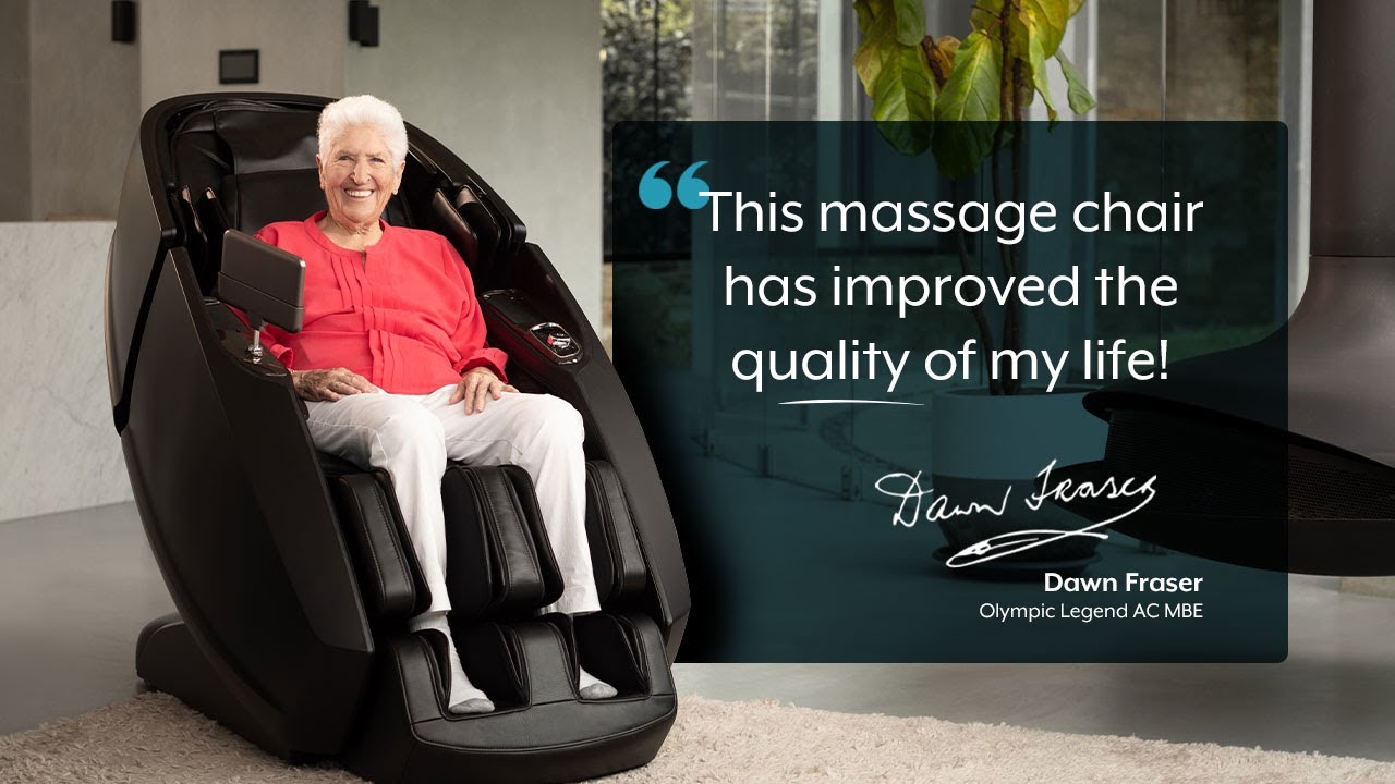 Olympic Legend Dawn Fraser Recommends Masseuse Massage Chairs