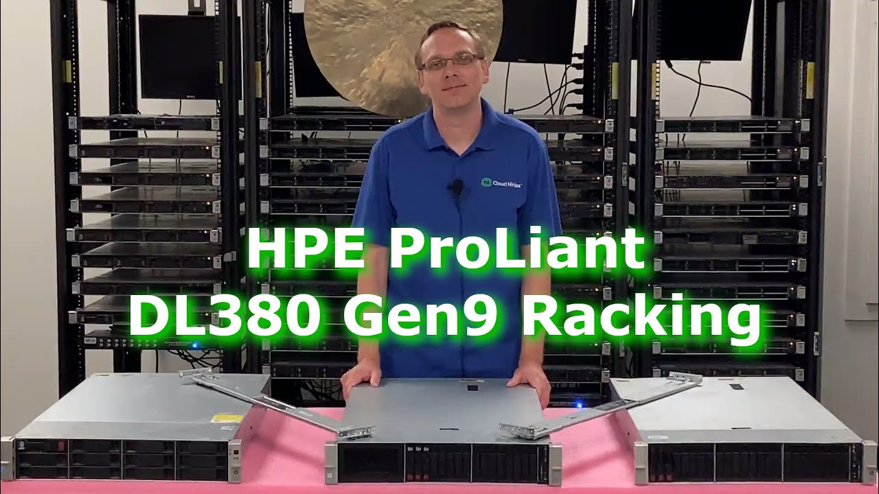 HPE ProLiant DL380 Gen9 | How To Rack a Server | Server Racking | Sliding Rails | Rackmount Server