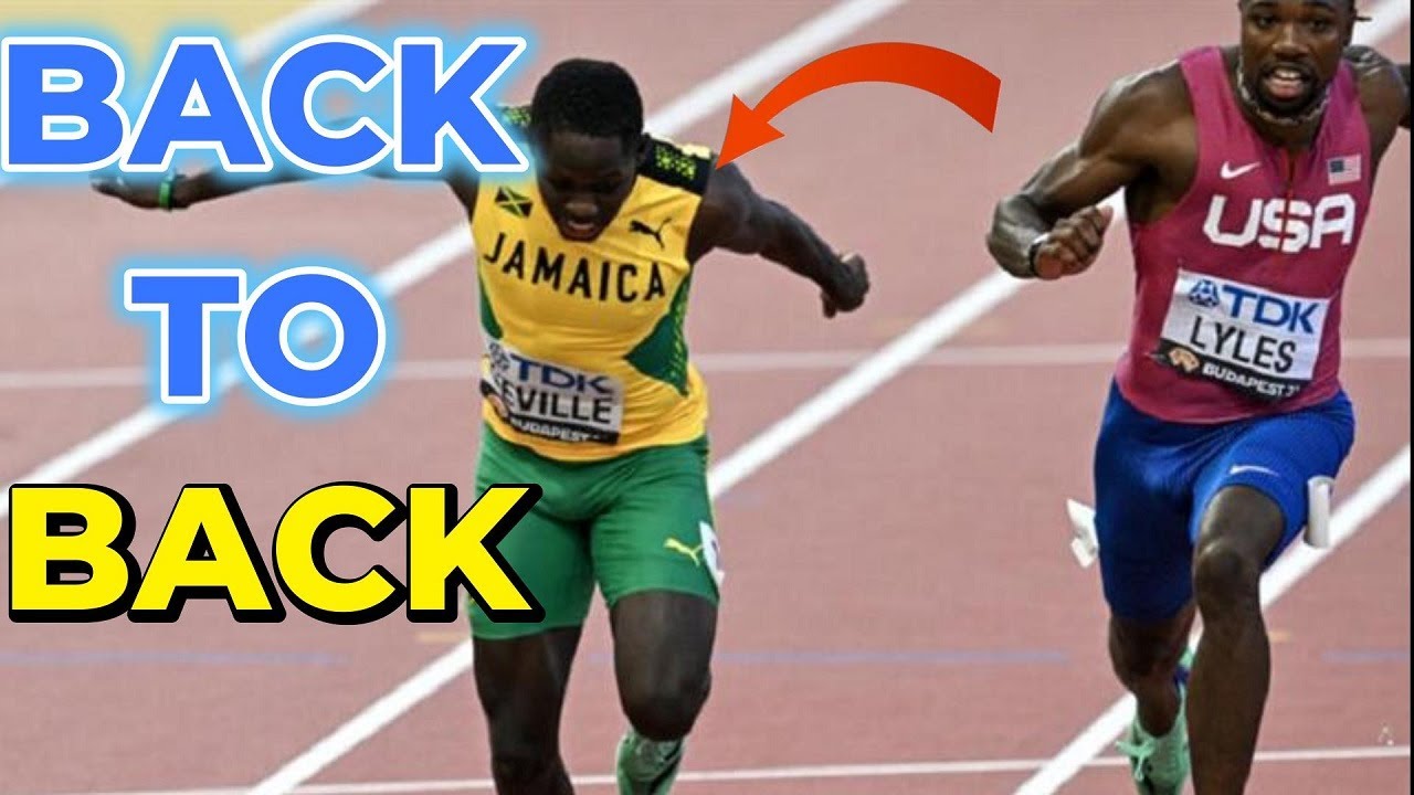 OBLIQUE SEVILLE STUNS NOAH LYLES AGAIN – STORMS THROUGH THE RAIN TO 9.87 VICTORY