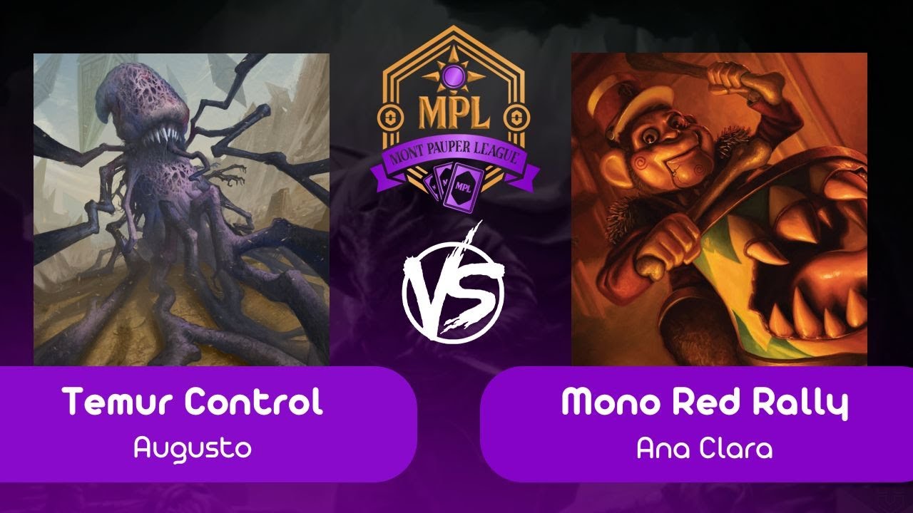 [Pauper na Mont] Temur Control VS Mono Red Rally (R 04 - 27/01/2026)
