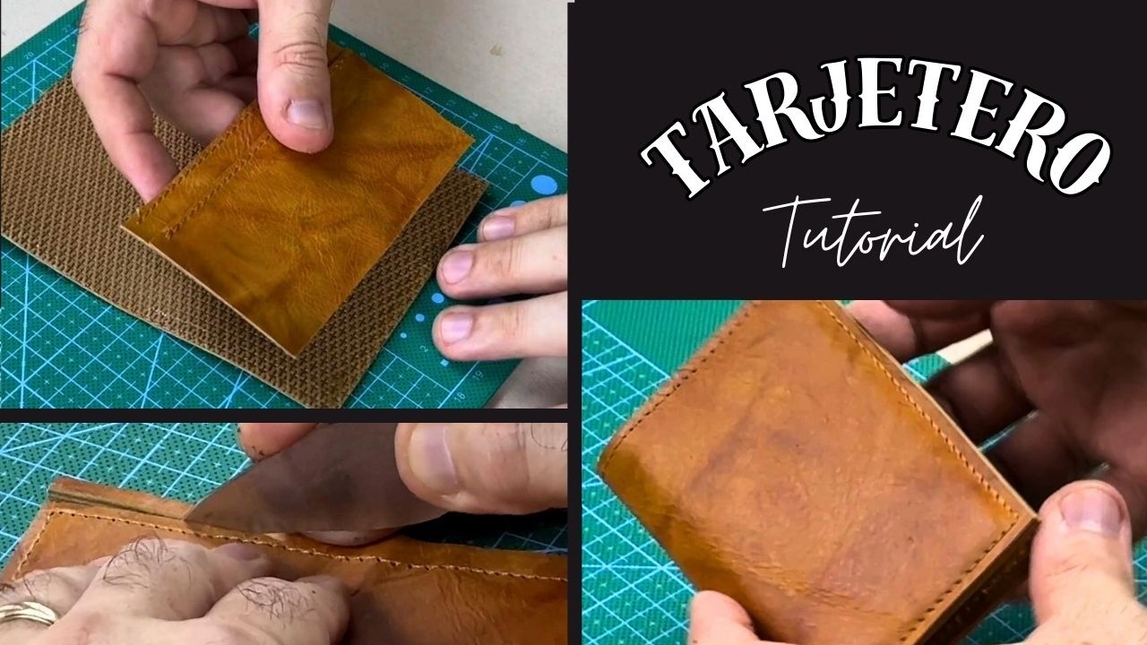 Tutorial de Tarjetero de Cuero: Fácil y Rápido + PDF #DIYCuero