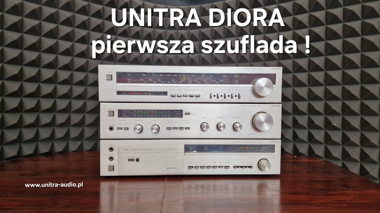  UNITRA Diora SSL-017 - pierwsza szuflada !  @CzerwonyFotel  (odc.46)