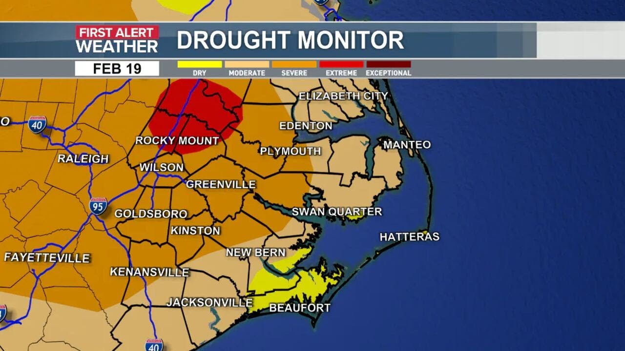 First extreme drought in ENC since 2007