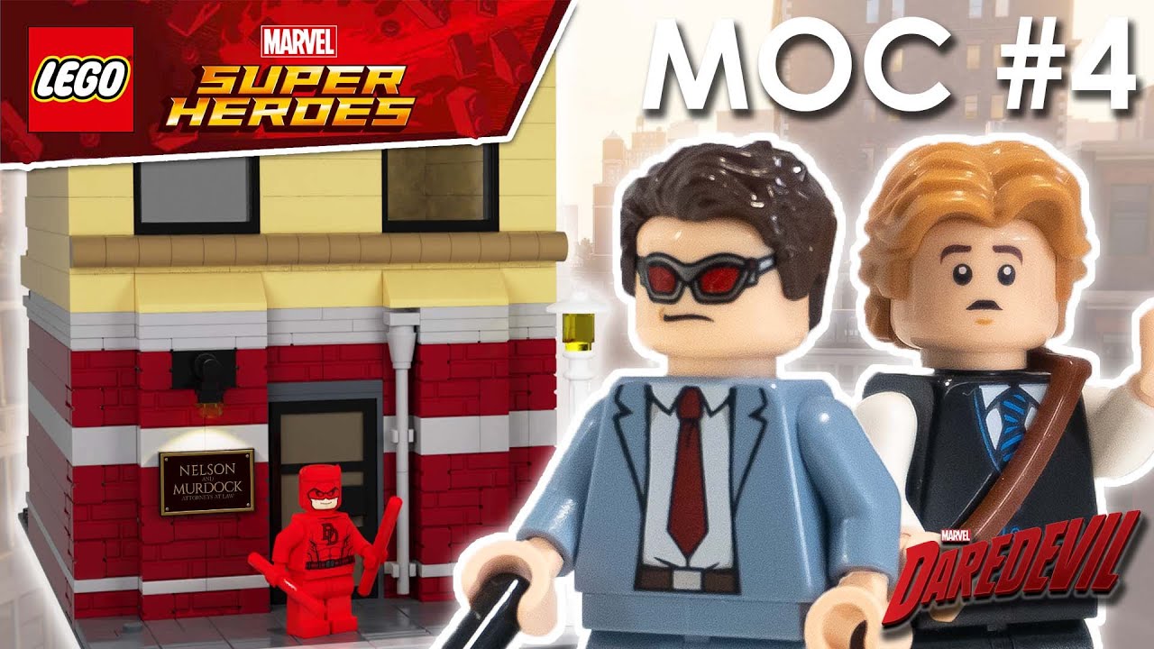 Минифигурки LEGO Daredevil Custom | LEGO Marvel's Daredevil Nelson and Murdock MOC 4