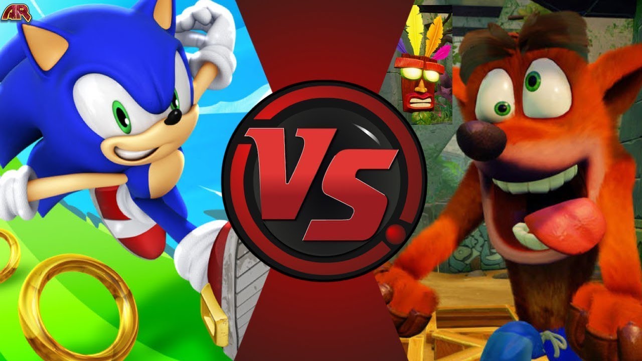 Sonic the Hedgehog vs Crash Bandicoot! Cartoon Fight Night Episode 52!