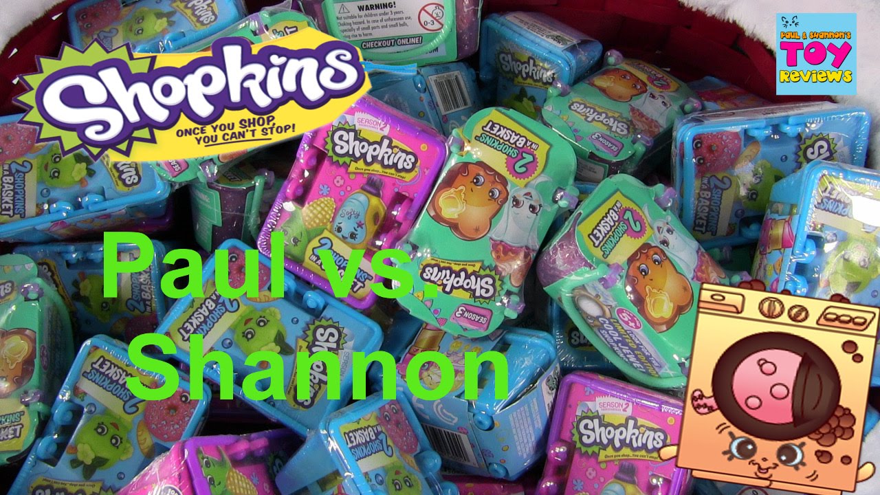 Paul Vs. Shannon Blind Bag Picks | Shopkins Edition | PSToyReviews