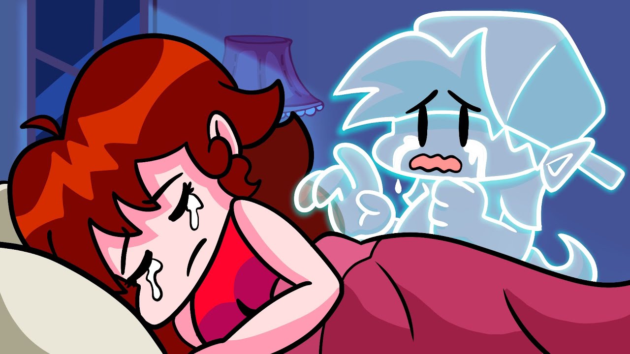 BOYFRIEND DIED & BECAME A GHOST?! Friday Night Funkin' Logic | Cartoon Animation