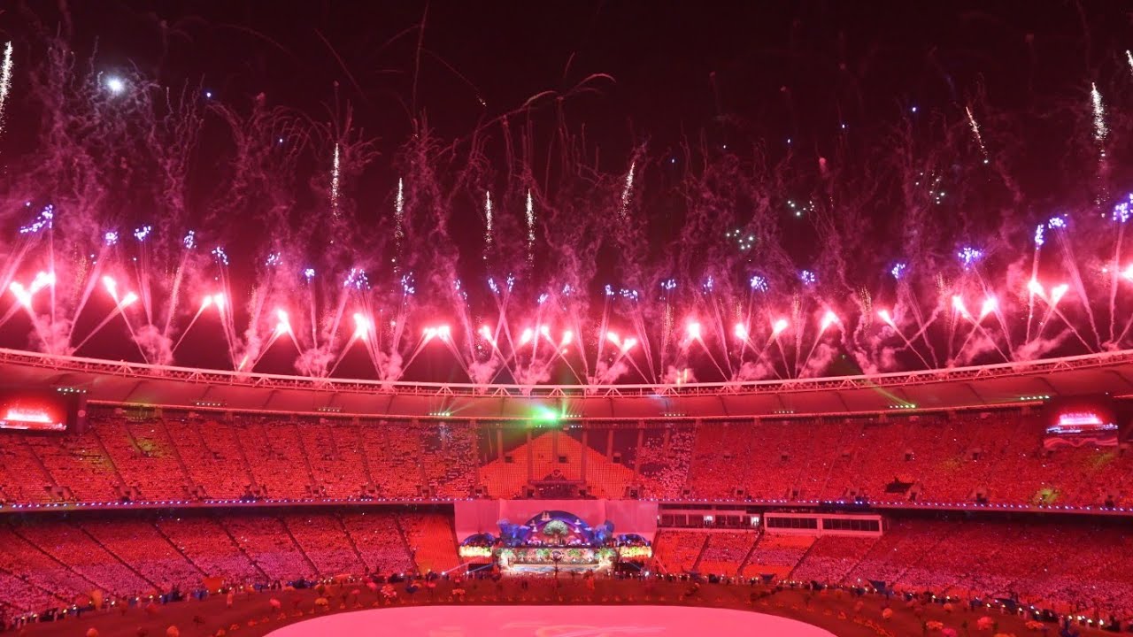 Fireworks & Laser Show at BAPS Karyakar Suvarna Mahotsav | Narendra Modi Stadium, Ahmedabad