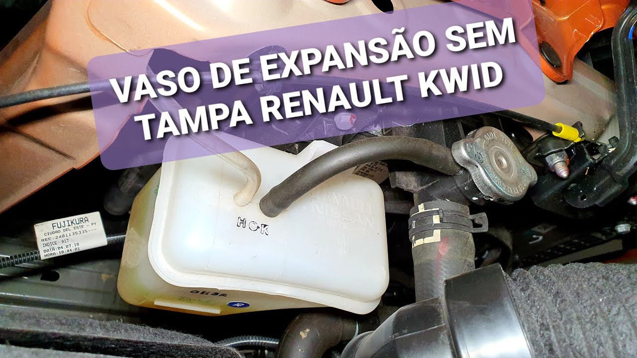 Polêmica sobre o vaso de expansão sem tampa do Renaukt Kwid