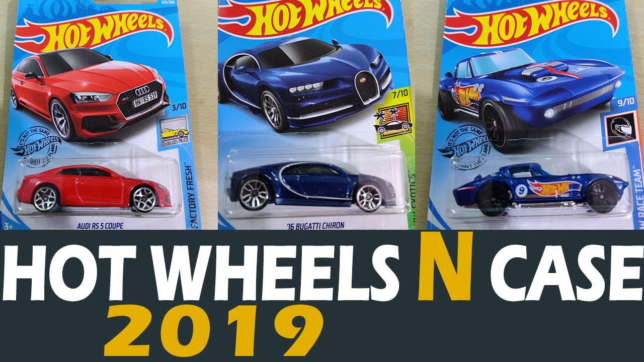 Hot Wheels 2019 N Case with Bugatti Chiron