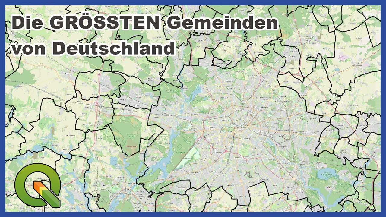 Die GR&Ouml;SSTEN Gemeinden von Deutschland