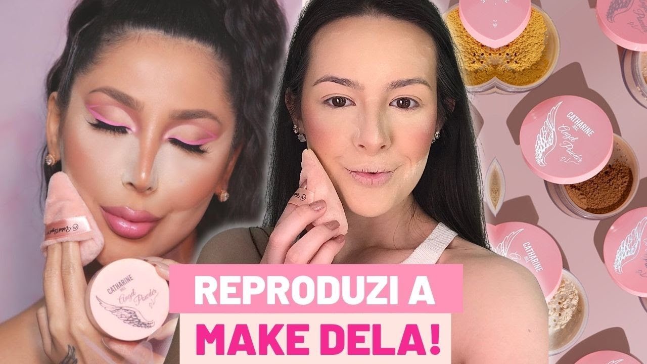 Testei os lançamentos da Pri Lessa - Pó solto e Esponjinha + Reproduzi a make da campanha