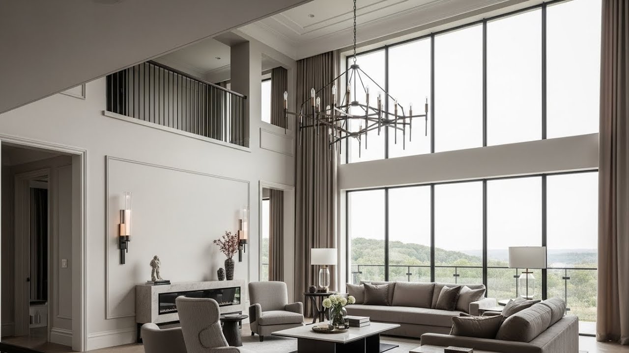 LUXURY LIVING ROOM INTERIORS INSPIRED BY MODERN ARCHITECTURE 
