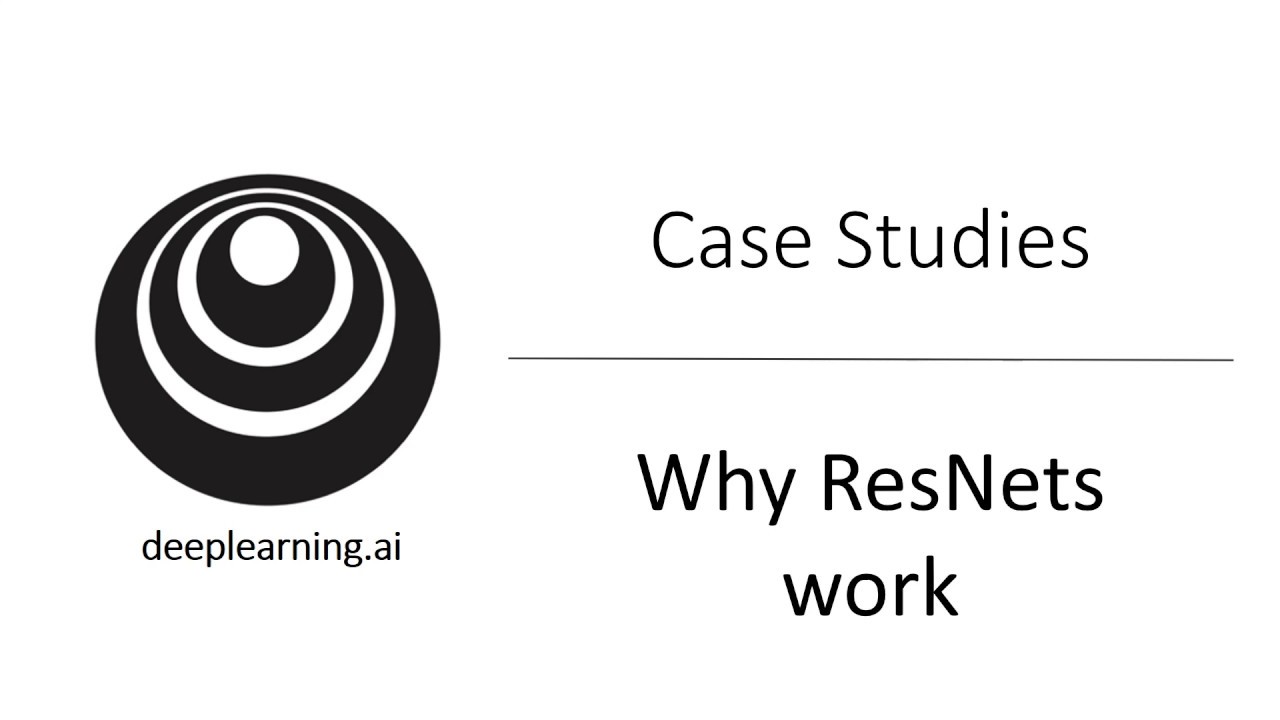 C4W2L04 Почему работают ResNets