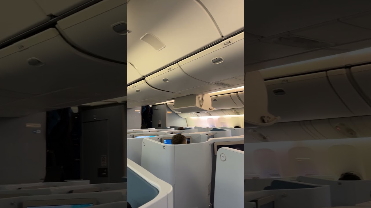 Experience Luxurious Travel: KLM Boeing 777 Business Class Cabin Tour