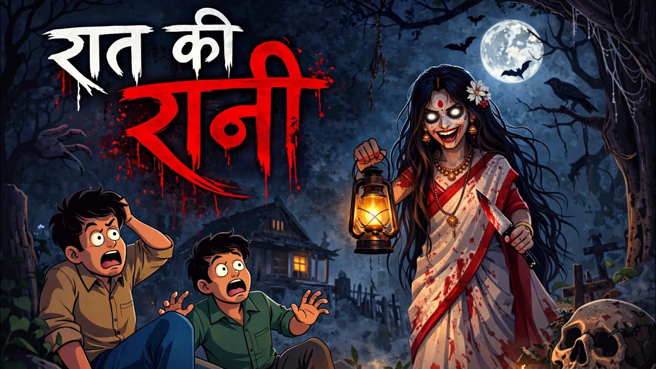 Raat Ki Rani | रात कि रानी |  Horror Cartoon Video | Cartoon Video | Horror Story | Animation Horror