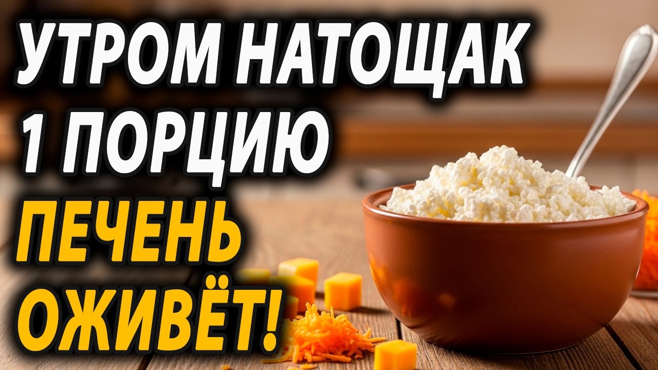 Печень ОЧИСТИТСЯ от жира! Почему в СССР творог ели только ТАК? Забытый метод Певзнера.