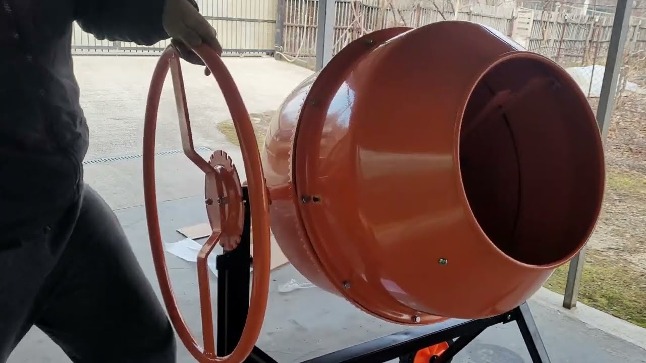 Montaj betoniera Temn 195l ( plictisitor )