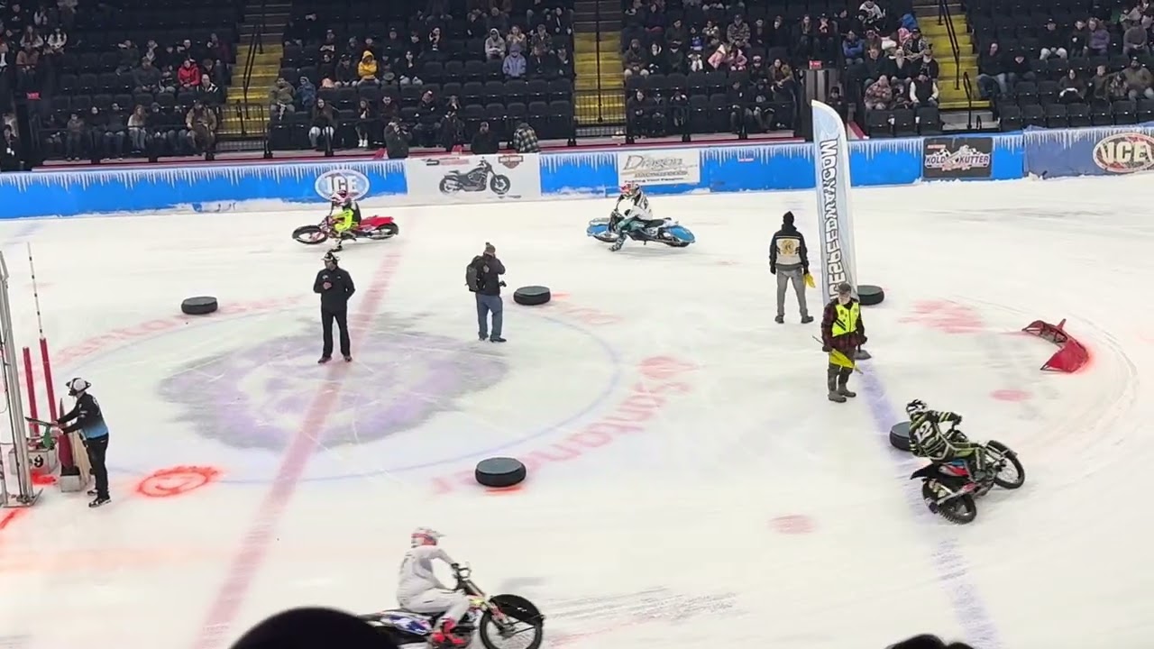 Dirt bike atv ice racing championship 