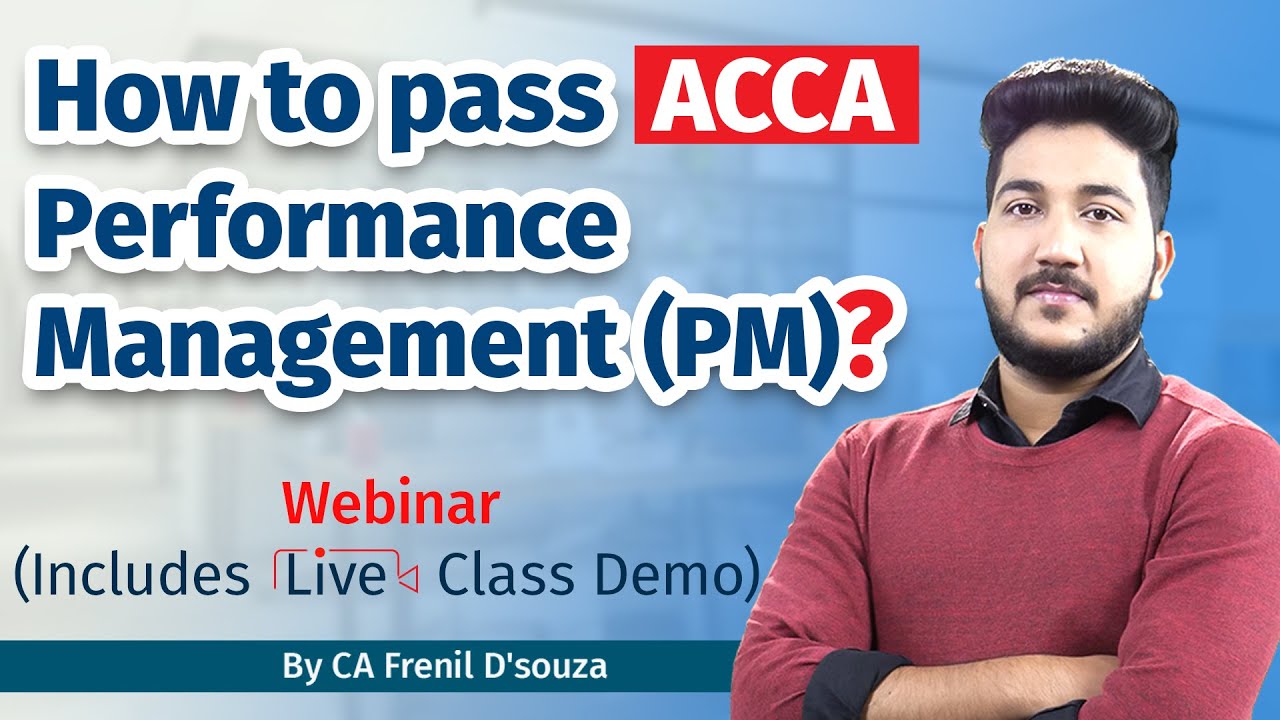How to pass Performance Management? I ACCA I Skill Level I CA Frenil D'souza