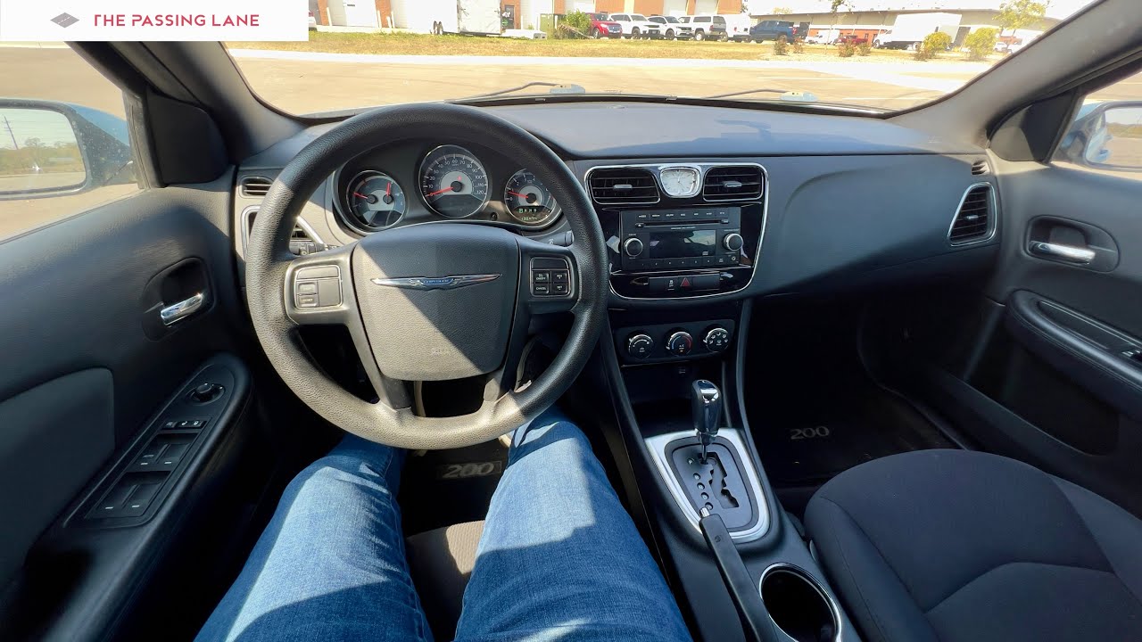 2012 Chrysler 200 LX POV Test Drive