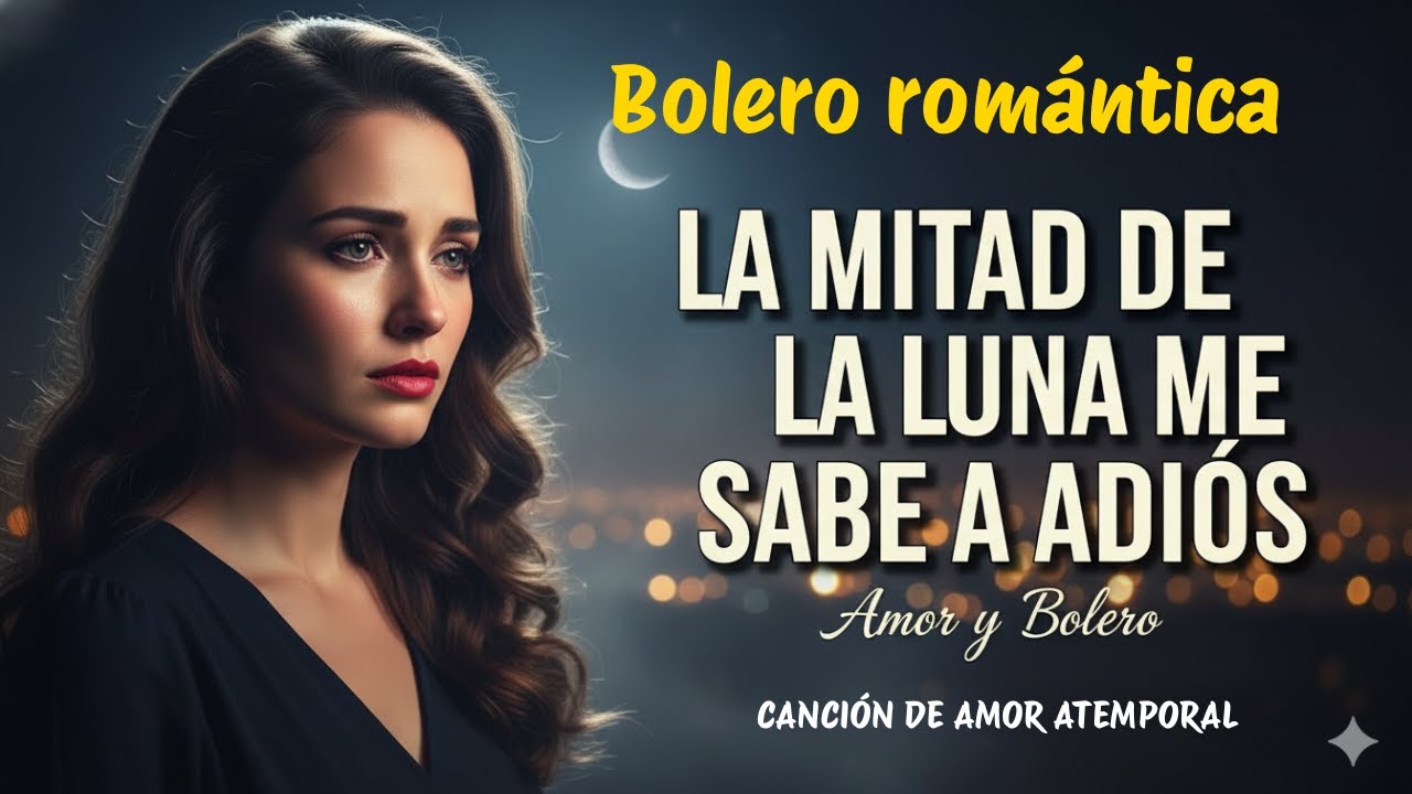 La Mitad de la Luna Me Sabe a Adiós (Bolero Romántico) | Amor y Bolero