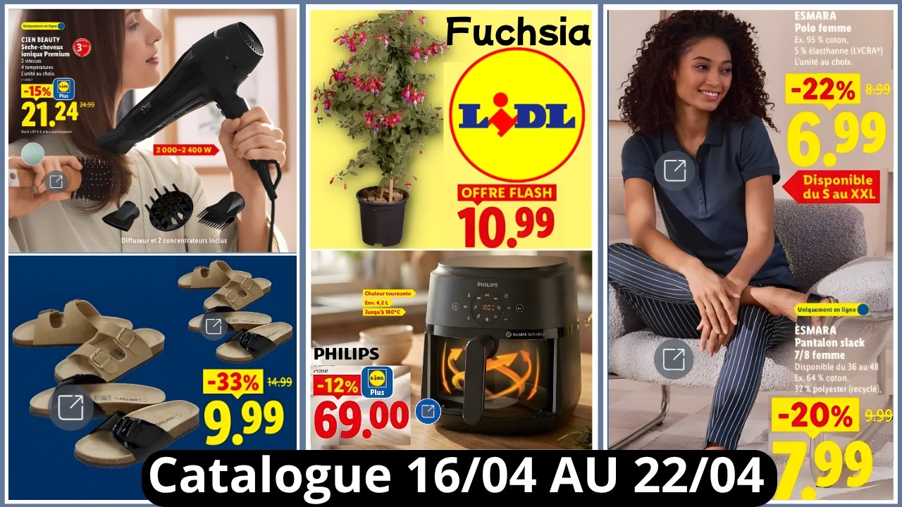 LIDL Catalogue De La Semaine Du 16/04/2026 AU 22/04/2026 LIDL France Arrivage De La Semaine #haul