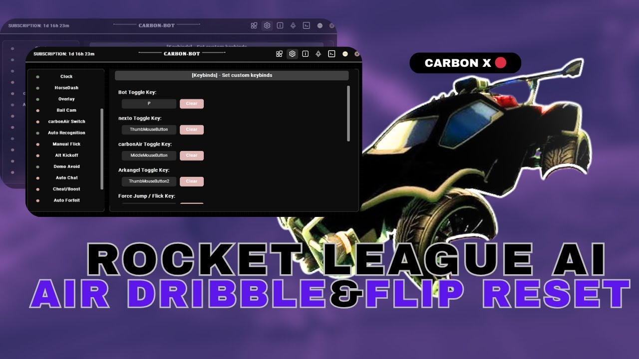NEW ROCKET LEAGUE BOT THAT CAN FLIP RESET!!✨| CarbonX