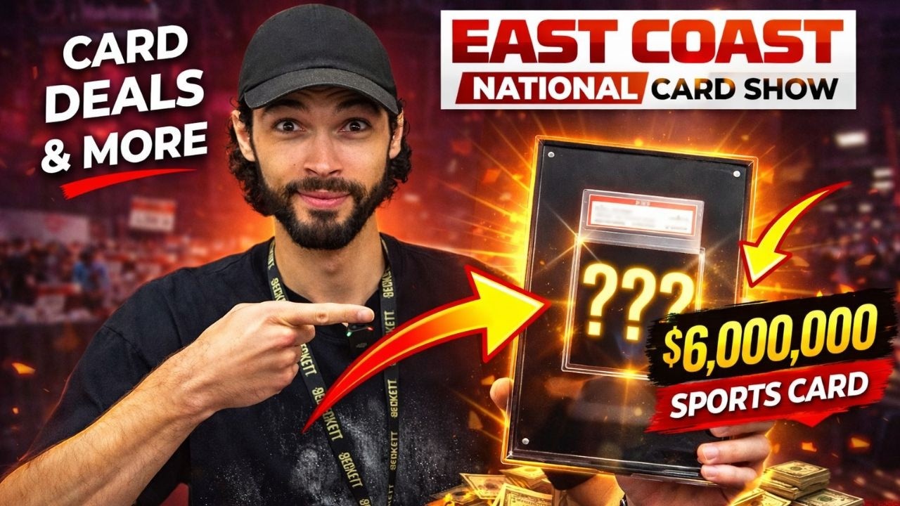 I Held A $6,000,000 Card At The East Coast National Card Show!