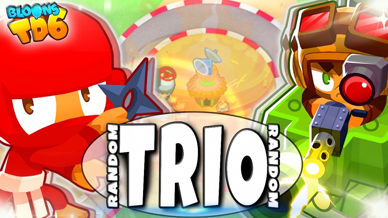 СЛУЧАЙНОЕ ТРИО 💖 Всего 3 случайных обезьяны 💖 Bloons TD 6 | PL