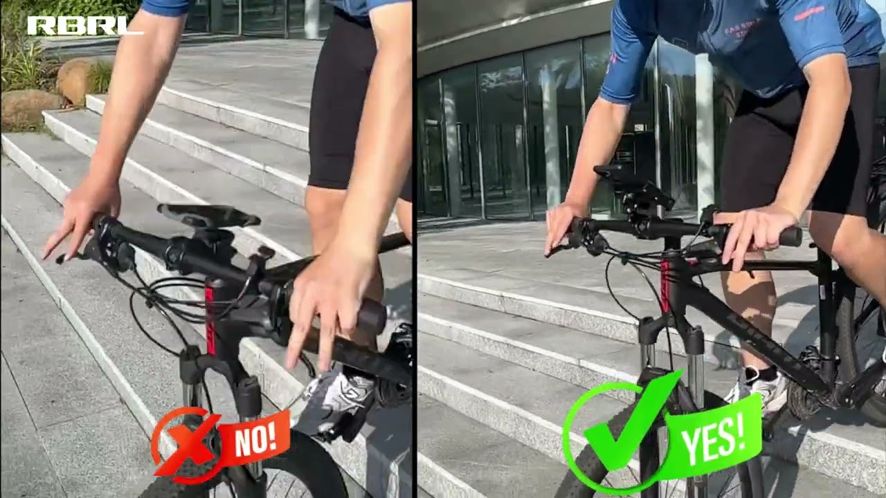 RBRL 3-in-1 Bike Phone Holder with Garmin Mount | Anti-Shake & Shockproof | Clean Handlebar Setup