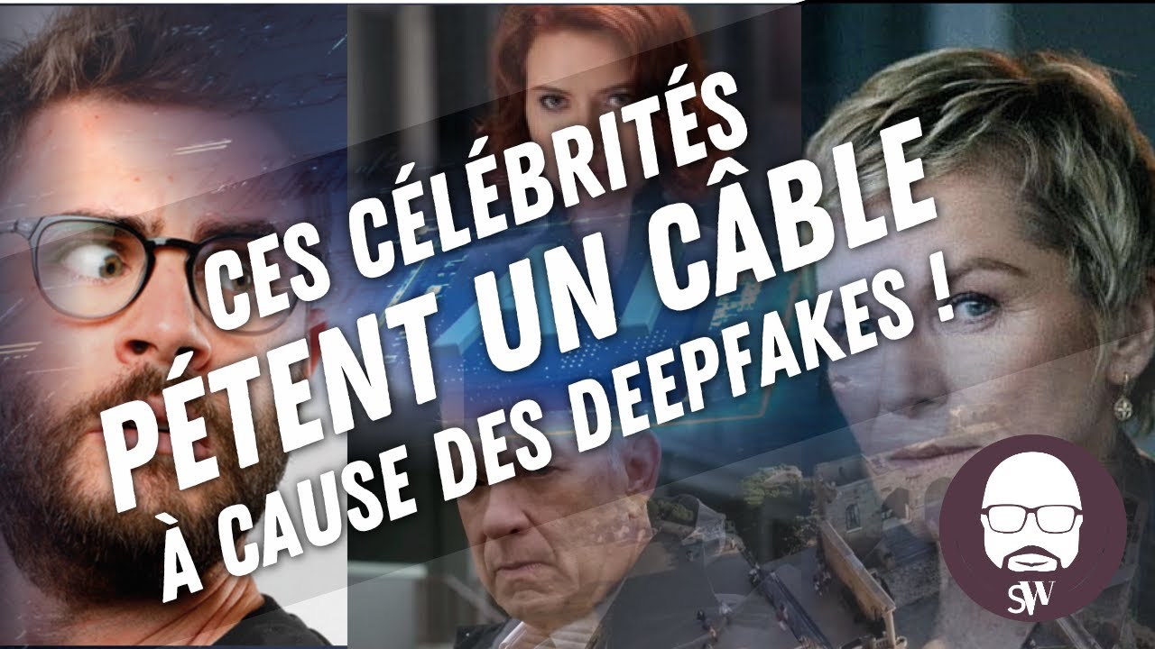 ☕ Ces c&eacute;l&eacute;brit&eacute;s p&egrave;tent un c&acirc;ble &agrave; cause des Deepfakes ! #Cyprien #Eliselucet  #ia #espritcritique