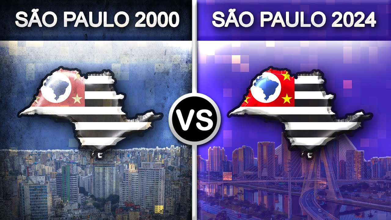 São Paulo 2000 vs São Paulo 2024 | Comparação