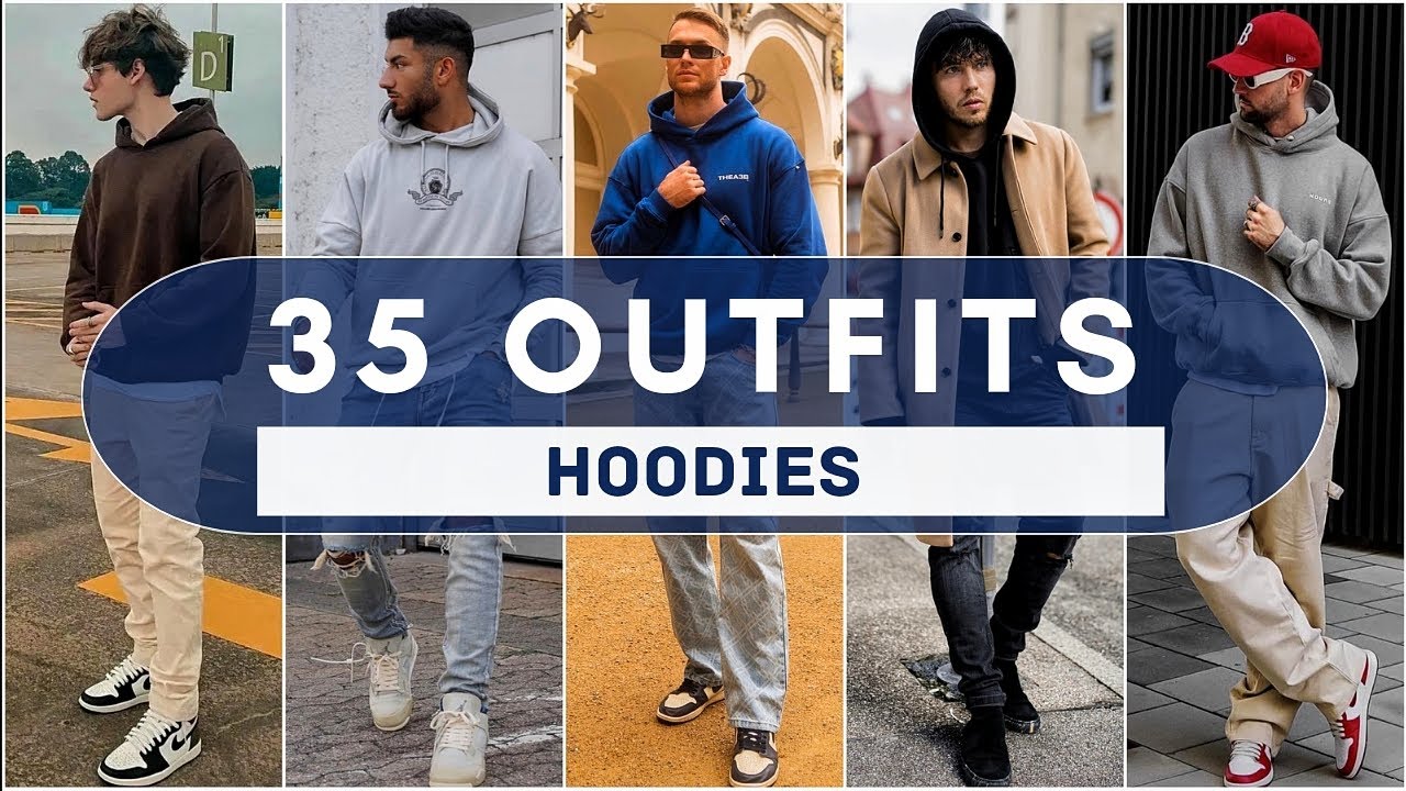 35 Hoodie Outfit Ideas for Men 2022 | HOODIES | FALL 2022 | Men's Fashion