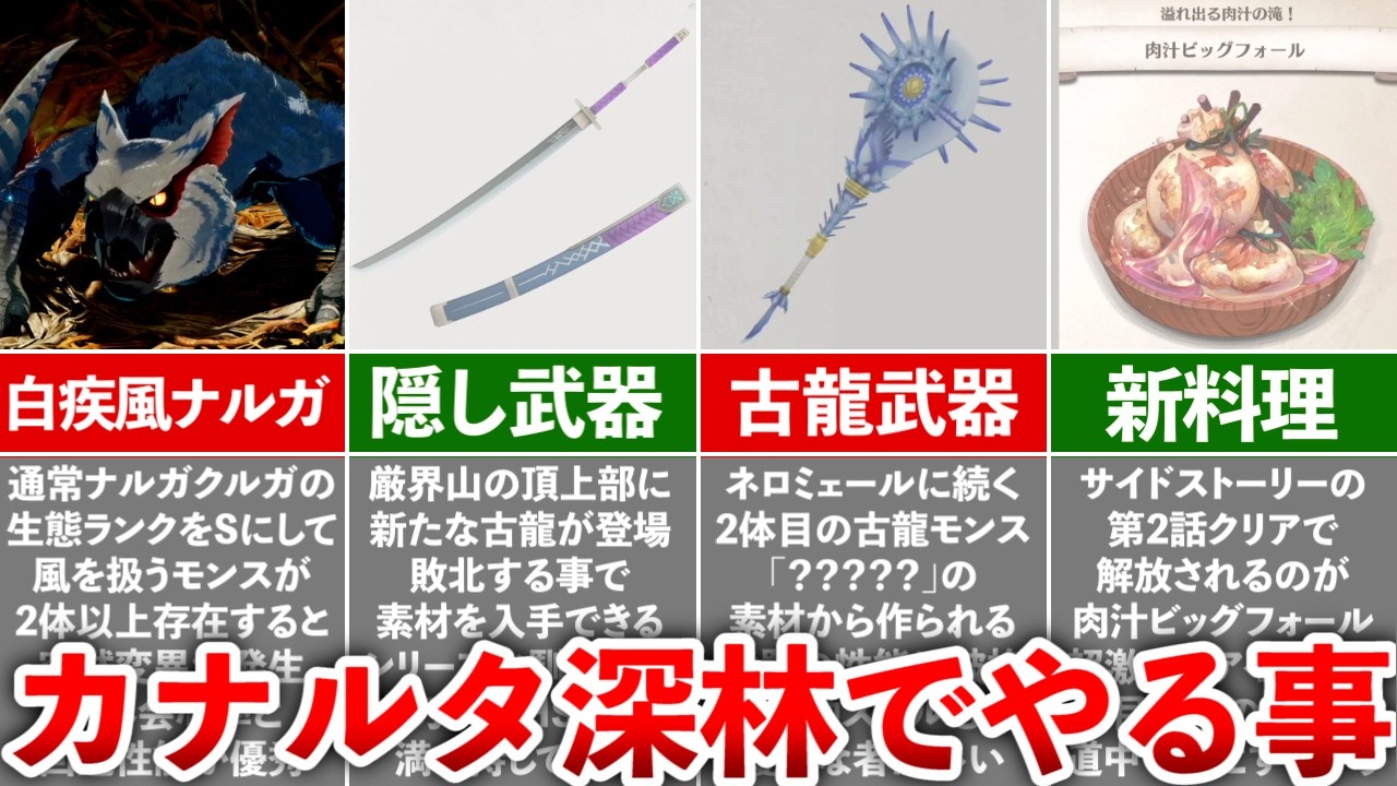 【MHST3】カナルタ深林でやっておかないと損する事