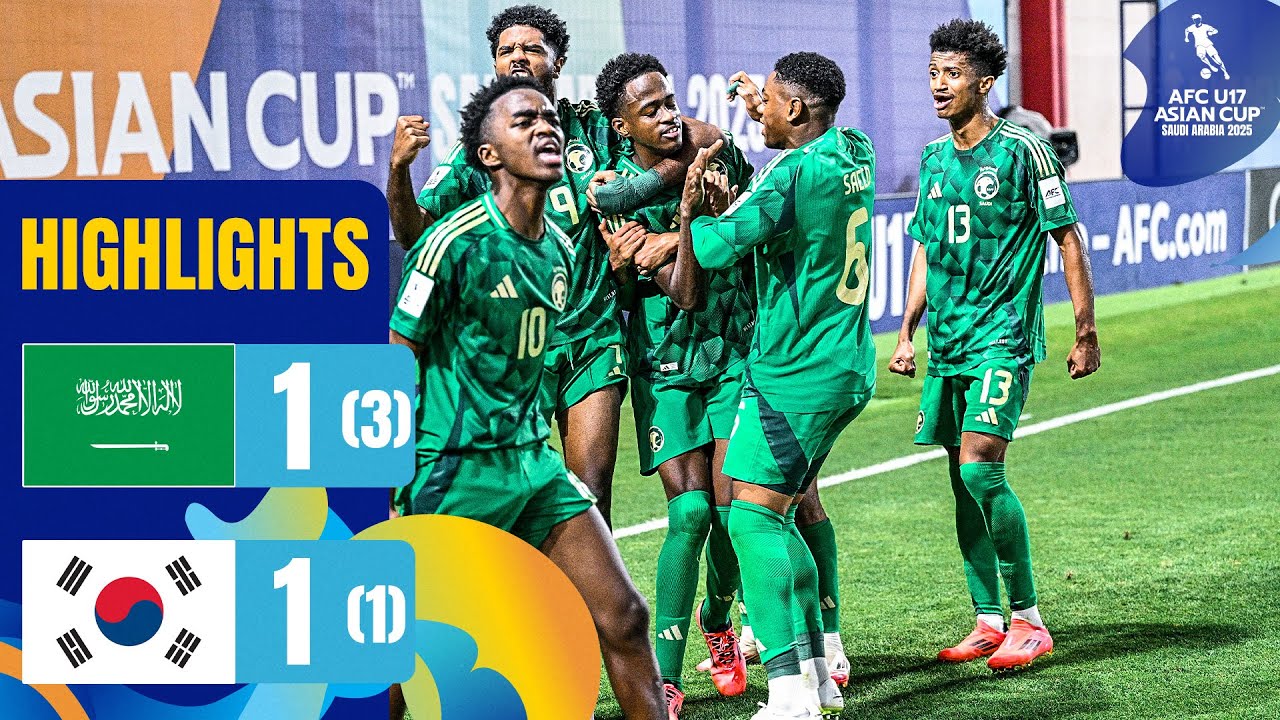 From 1-1 in 102&rsquo; to the final | Saudi Arabia vs. Korea Republic | Highlights AFC U17 Asian Cup&trade; 2025