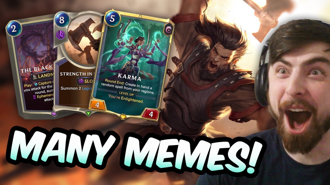 Marauders/Black Flame/Karma/Sky Singer + Pushups! Legends of Runeterra