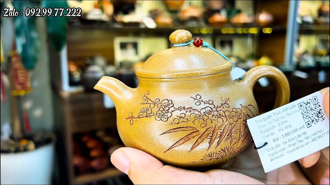 11 tác phẩm ấm tử sa làm thủ công giá tốt, ưu đãi quà tặng khi mua ấm. Zalo 092.99.77.222