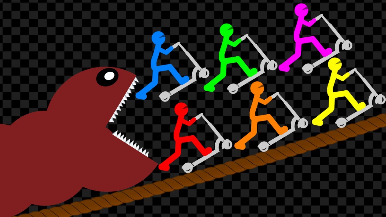 Survival Scooter Race - Escape From Dangerous Worm