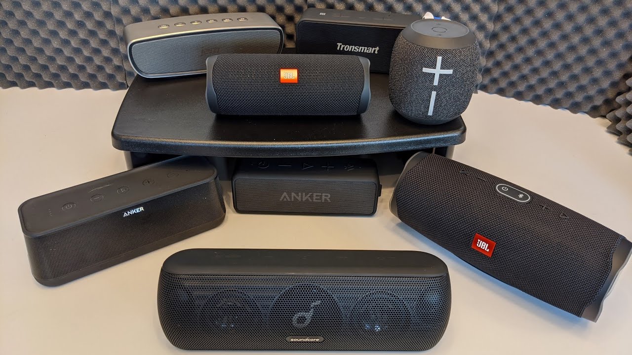 My Favourite 8 Bluetooth Speakers: JBL Flip 5 | JBL Charge 4 | Soundcore Motion Plus | Anker Pro+ ..