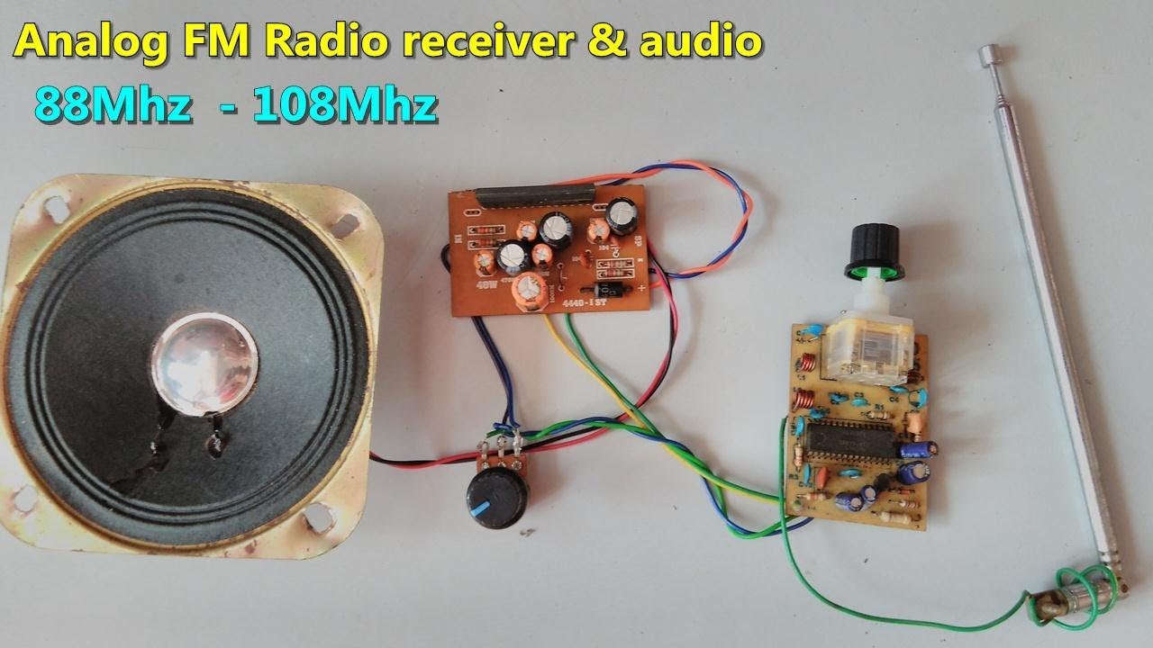 Analog FM Radio Receiver with audio amplifier( 88 MHz to108 MHz ) - How to Make FM Radio | POWER GEN