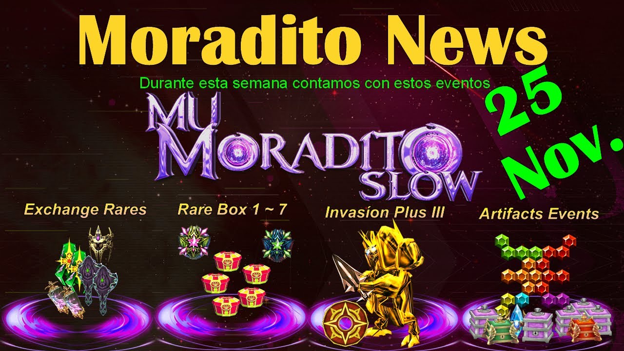 Se llego Evento de Rares - Moradito News - Mu Onlibe Moradito Slow