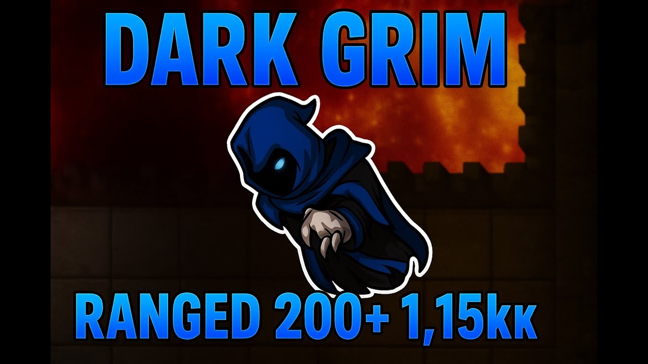 [200+ Ranged] DARK GRIM | 1,15kk/h XP | MEDIVIA online.