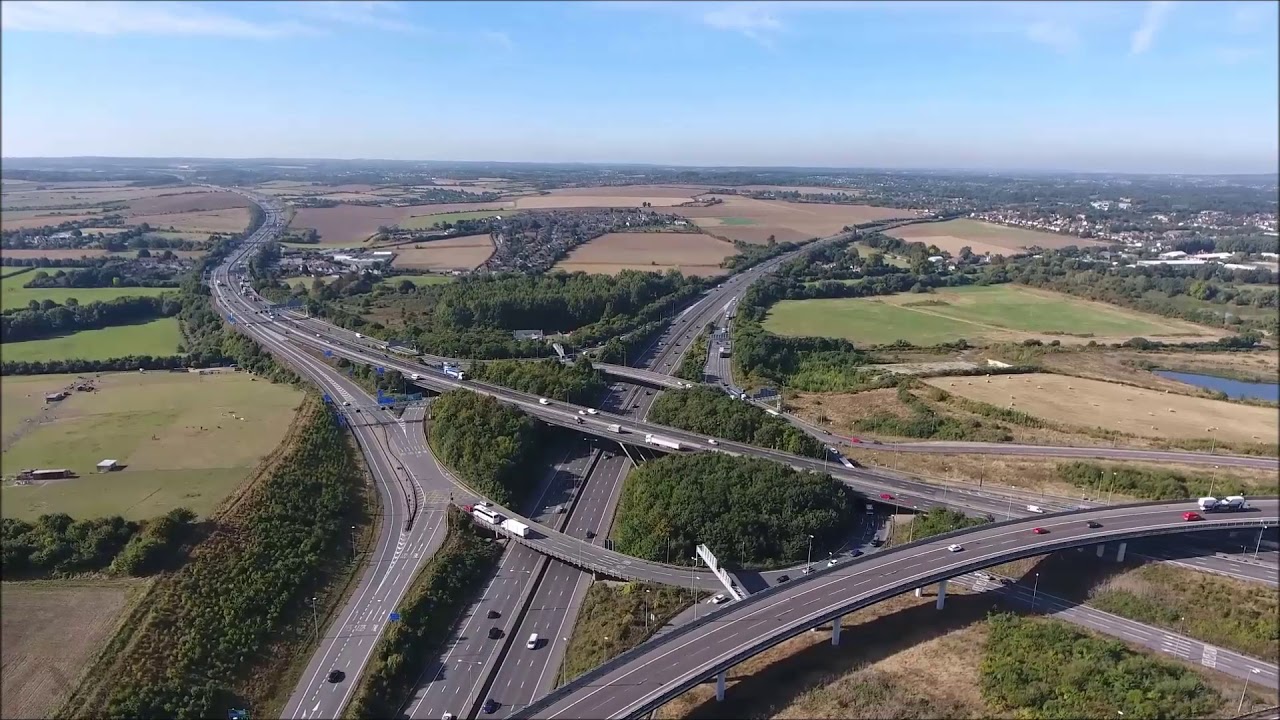 London Orbital Motorway, M25 J2