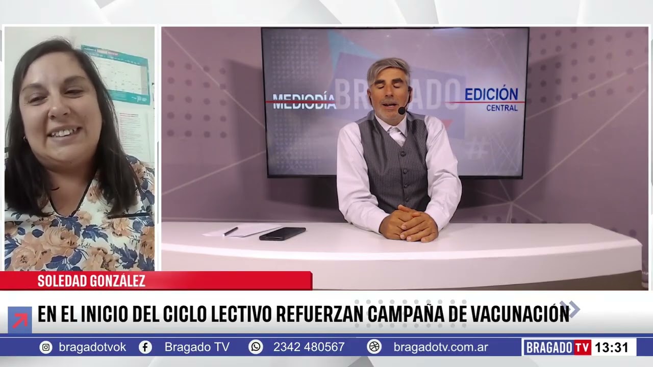 EN EL INICIO DEL CICLO LECTIVO REFUERZAN CAMPAÑA DE VACUNACIÓN