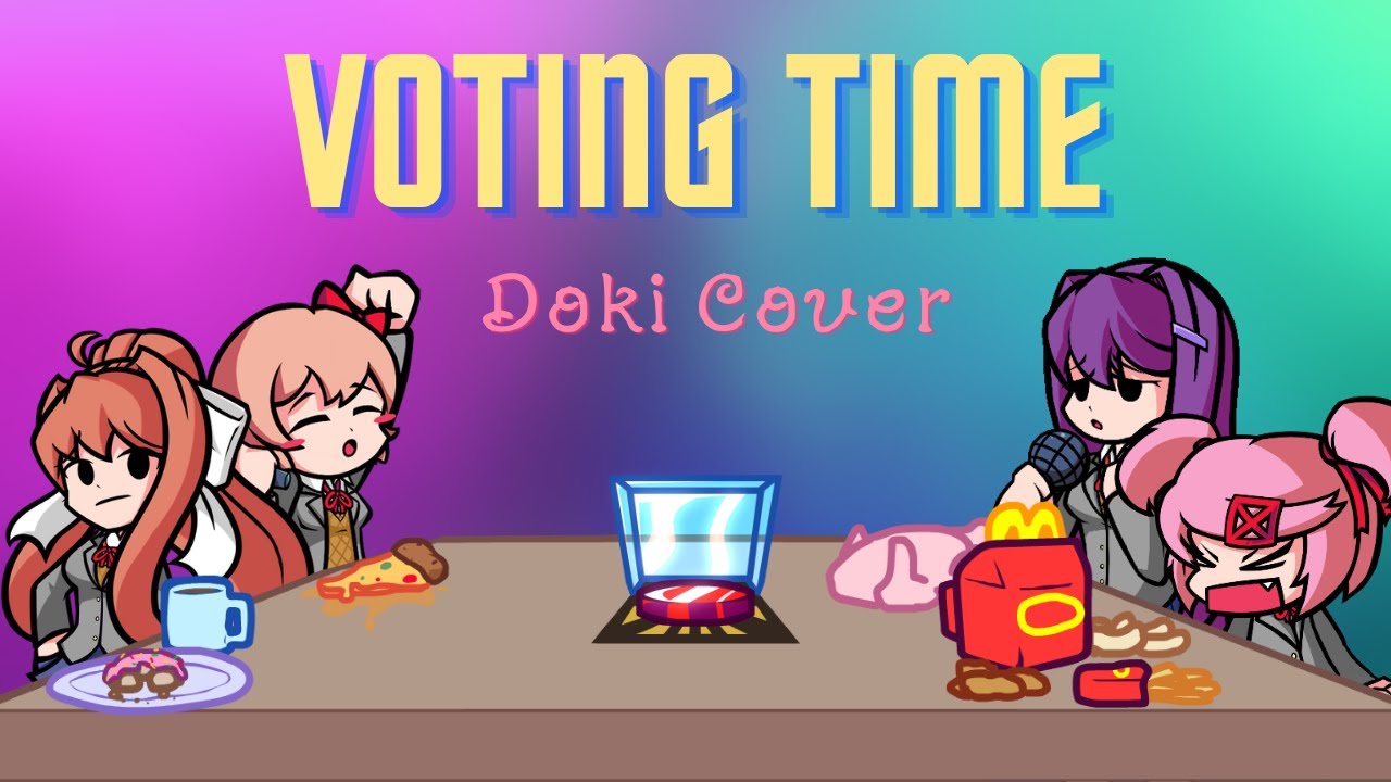 [FNF] Voting Time but the Doki's Sing It - VS Imposter V4 x Doki Doki Takeover +FLP