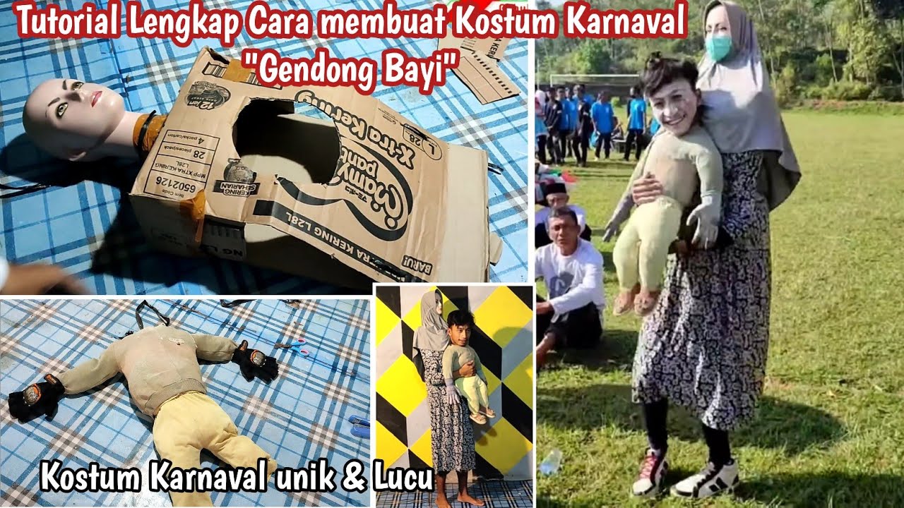 Tutorial Lengkap membuat kostum karnaval 