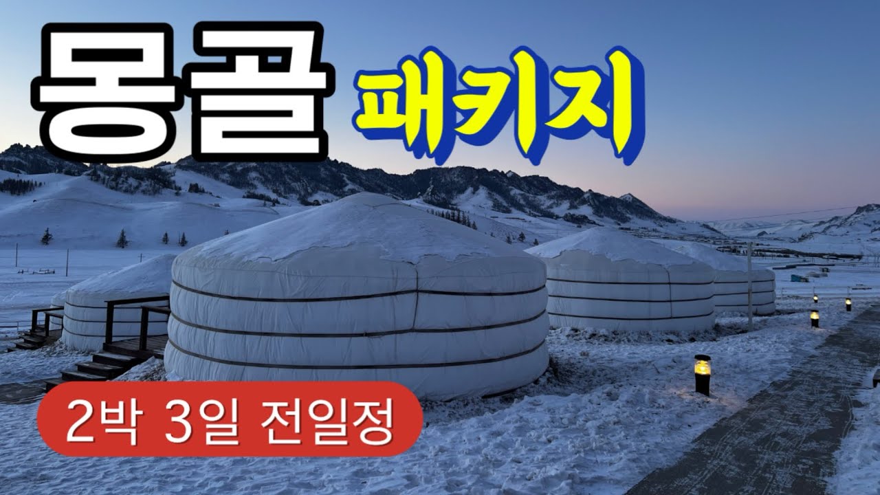 여름보다 70% 싸게 다녀온 몽골 겨울패키지… 솔직히 이정도일 줄은 